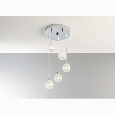 ASDA Hanging Crackle Ball Ceiling Light Fitting,