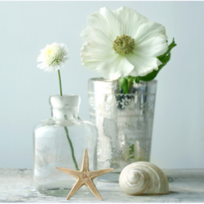 ASDA Beach and Flowers Printed Canvas 002320