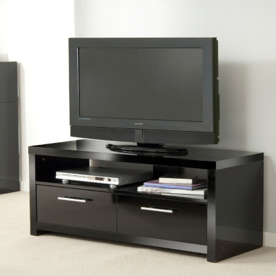Ancona Tv Unit in Black, Black 505244928391