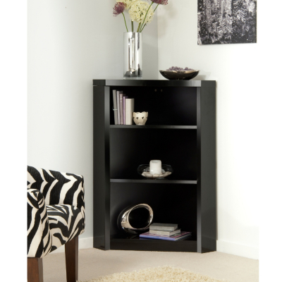 Ancona Bookcase in Black, Black 505244928392