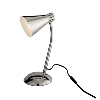 ASDA Metal Desk Lamp - Chrome, Chrome DS1235