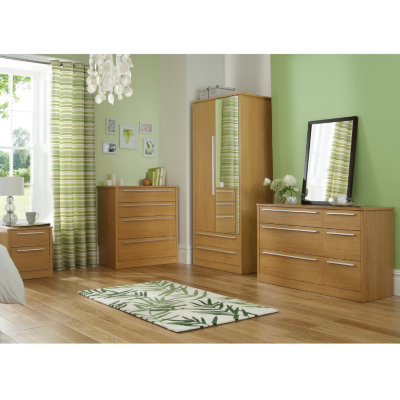 ASDA Melbourne 2 Door Wardrobe with 2 Drawers - Oak