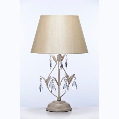 ASDA Cristallo Mini Table Lamp, Cream / Gold 11713