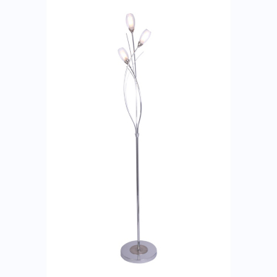 ASDA Godiva Floor Lamp Satin Nickel - 3 Light,