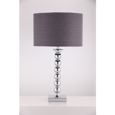 Metal Stacked Balls Table Lamp, Chrome 440600