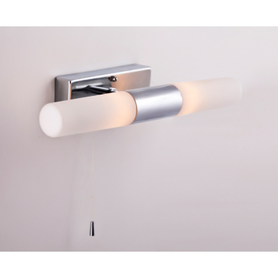 Bathroom Bar Wall Light - 2 Light, Chrome