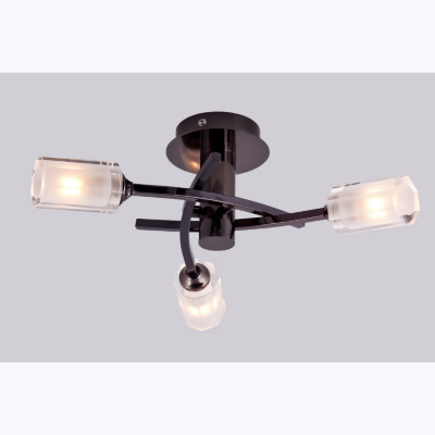 ASDA Francisco Flush Gunmetal Ceiling Light