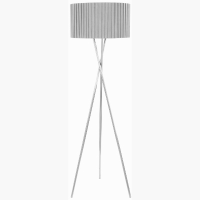 ASDA Tripod Floor Lamp, Chrome 12963