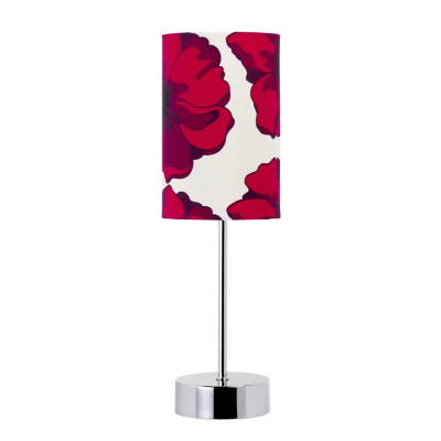 ASDA Touch Table Lamp - Poppy Design, Chrome