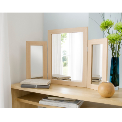 Dressing Table Mirror - Beech Effect