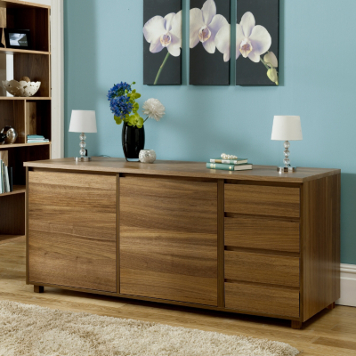 Jitona Strasbourg Sideboard - 2 Door - 4 Drawer -