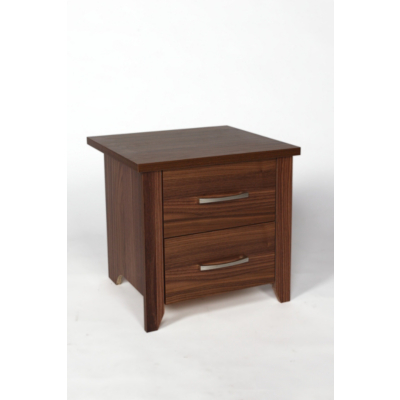 Montreaux 2 Drawer Bedside Cabinet - Walnut