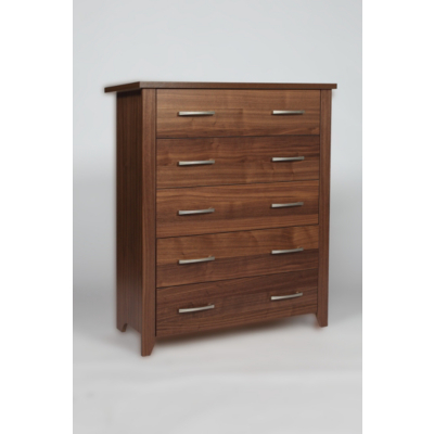 Montreaux 5 Drawer Chest - Walnut WHU2053