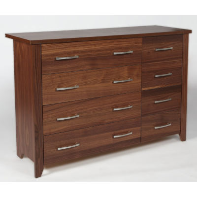 Montreaux 4 over 4 Drawer Chest - Walnut WHU2083