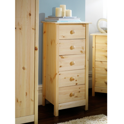 ASDA Scandinavia Pine Narrow Chest of Drawers - 5