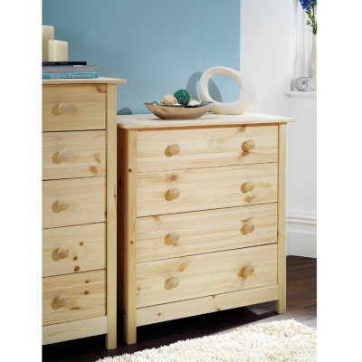 ASDA Scandinavia Pine Chest of Drawers - 4 Drawer,