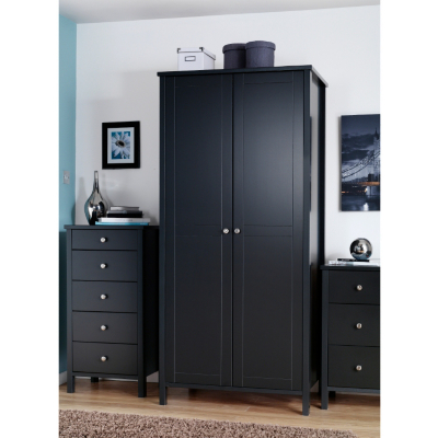 Bergen 2 Door Wardrobe Brown