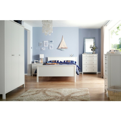 Baltic White Wardrobe 3 Door Wardrobes at ASDA