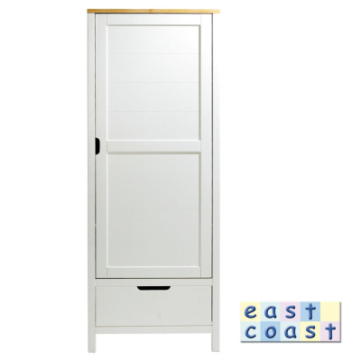 Colby Wardrobe in White, White 2857W