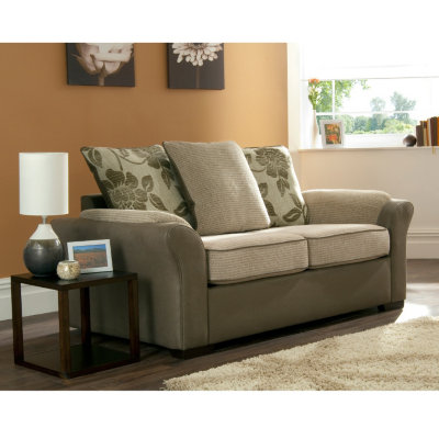 Athens Sofa bed- Mushroom and Beige with