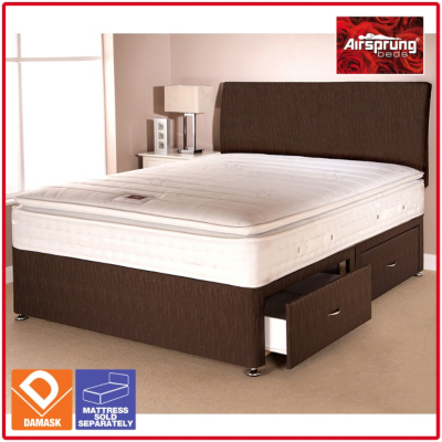 Airsprung Aspen Bed Brown King 4 Drawers