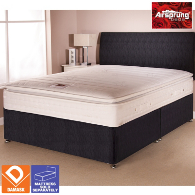 Airsprung Aspen Bed Black Single No Storage