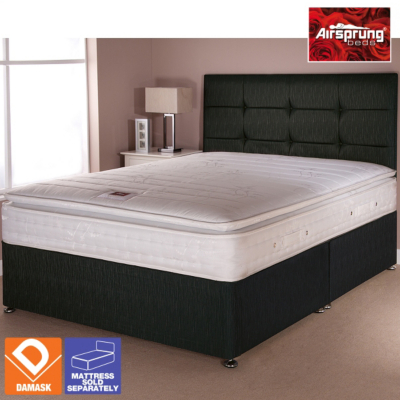Cheap Single  Mattresses on Airsprung Boston Bed Black Single   Various Storage  1 Review  Product