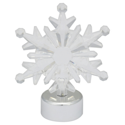 ASDA LED Snowflake Table Decoration - Silver, Silver
