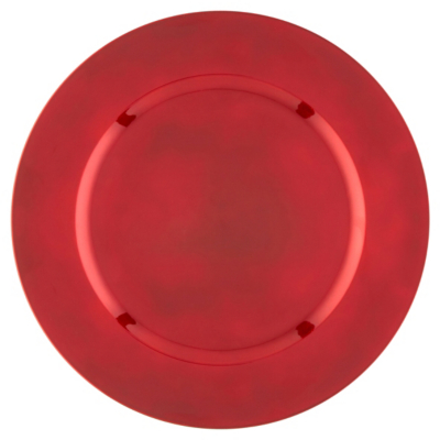 ASDA Red Charger Plate, Red