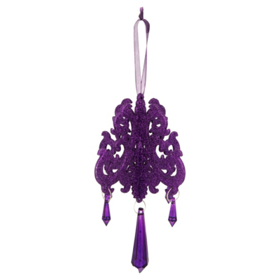 ASDA Purple Chandelier, Brights