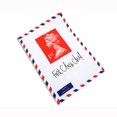 The Stamp Collection: First Class Chef Tea Towel, Red, White and Blue