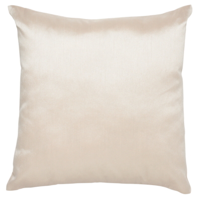 Home Cream Faux Silk Cushion Cushions at ASDA