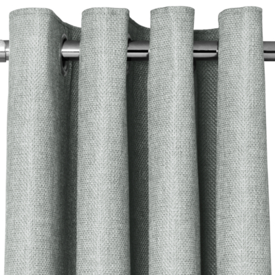 Home Grey Textured Weave Eyelet Curtains Curtains at ASDA