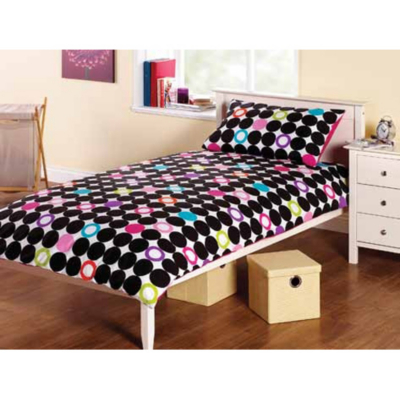 Your Zone Yourzone Multi Dot Single Duvet Cover `MUSTBLOCK