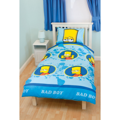 The Simpsons Bart Single Duvet Cover SIM-MIS-MS2