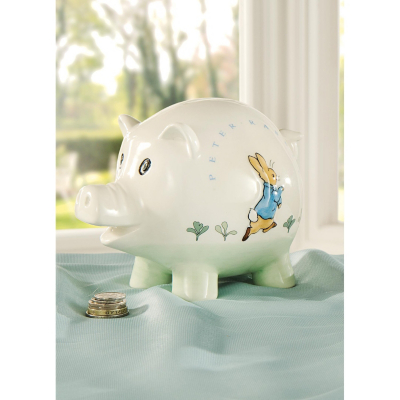 Beatrix Potter Peter Rabbit Piggy Bank A21870