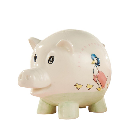 Beatrix Potter Jemima Puddleduck Piggy Bank A21877
