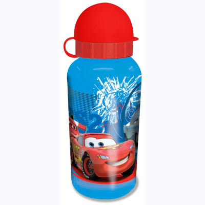 Disney Cars 2 Aluminium Drinks Bottle, Red