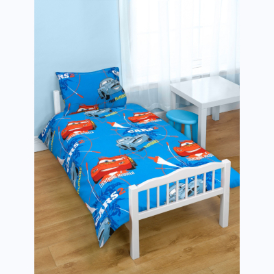 Disney Cars Lightening McQueen Junior Duvet - Red, Red