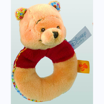 Disney Winnie The Pooh Rattle, Yellow DP82015.0003