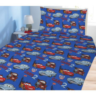 Disney Cars 2 Junior Duvet, Blue and Red