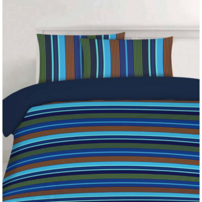 Orange Bedding Sets Twin on Blue   Orange Stripe Twin Duvet Sets  1 Review  Product Details