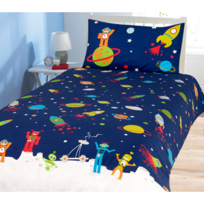 Robospace Duvet Cover Set - Single