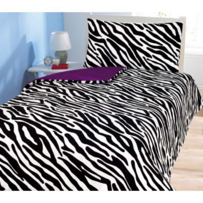 ASDA Duvet Cover and Pillow Case - Black And