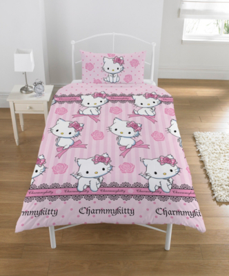 Charmmy Kitty Bows Single Duvet Cover Set -