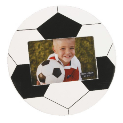 Football Shape Photo Frame - Black,