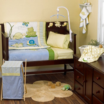 Kids Line Frog Pond 4pc Bedding Bale