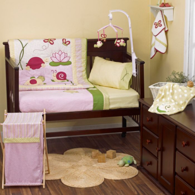 Kids Line Lily Pond 4pc Bedding Bale