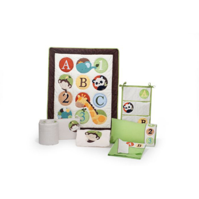 Kids Line ABC123 6 pc Bedding Bale