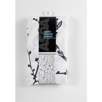 ASDA Shower Curtain - Birds